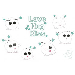 Stickserie - Fred die Kugel